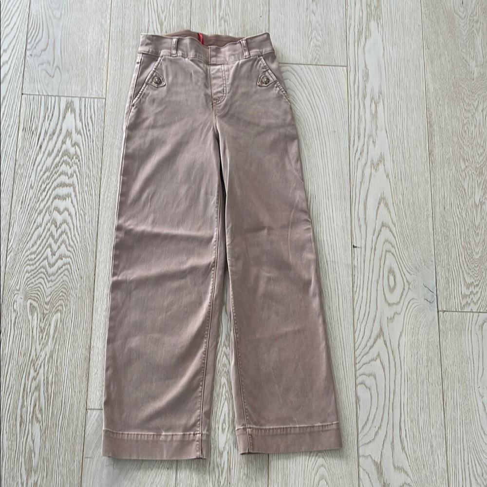 Spanx size XS dusty rose denim pants.